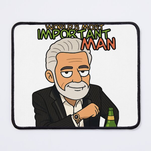Item preview, "Important Man" Meme Cartoon – Classic Viral Internet Joke designed and sold by JMKPrintPress.