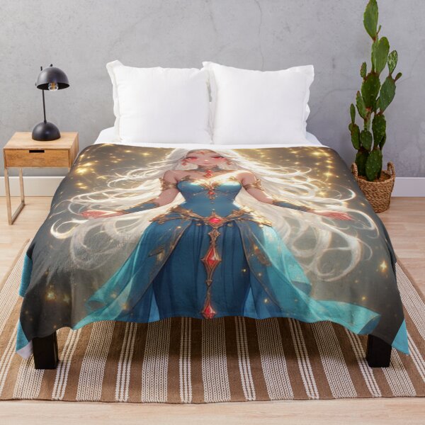 Item preview, Blue sorceress floating designed and sold by ArtsJulian.