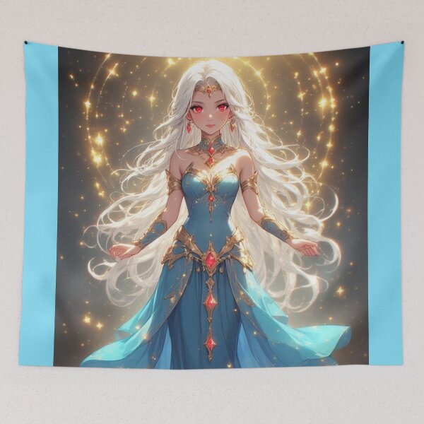 Item preview, Blue sorceress floating designed and sold by ArtsJulian.