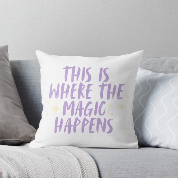 Item preview, This is Where the Magic Happens | Purple & Yellow designed and sold by Made By Rae.