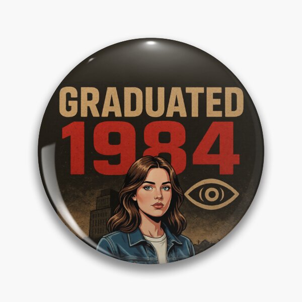 Item preview, Graduated 1984 Dystopian Future Ahead designed and sold by aykiradesigns.