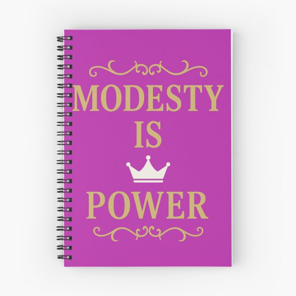 Item preview, MODESTY IS POWER designed and sold by wombathole.