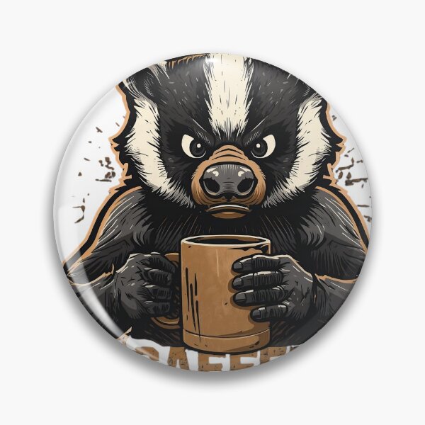 Item preview, Funny Workaholic Honey Badger - Caffeine and Deadlines designed and sold by ShirtHatch.