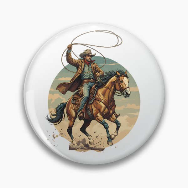 Item preview, Cowboy Spinning A Lasso  designed and sold by Joseph Hail.