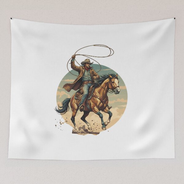 Item preview, Cowboy Spinning A Lasso  designed and sold by Joseph Hail.