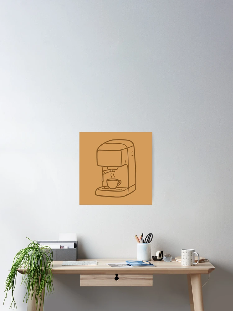 Thumbnail 2 of 3, Poster, Coffee Machine designed and sold by GraphicsClub.