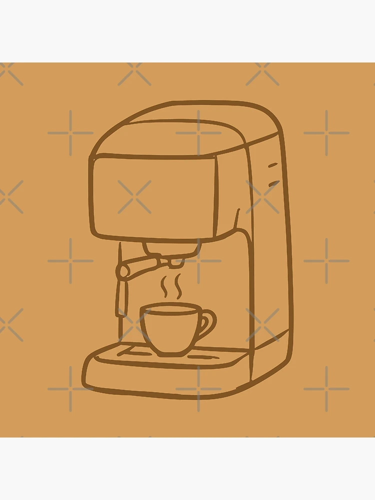 Thumbnail 3 of 3, Poster, Coffee Machine designed and sold by GraphicsClub.