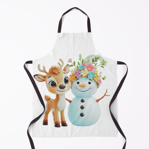 Item preview, Christmas decorations in photo studio. Interior with snowman, Christmas tree, lanterns, deer and others. designed and sold by PWDigitalArt.