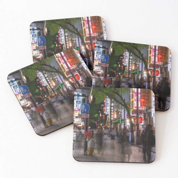 Item preview, Night view of a street in Yokohama, Chinatown designed and sold by WorldScenery.