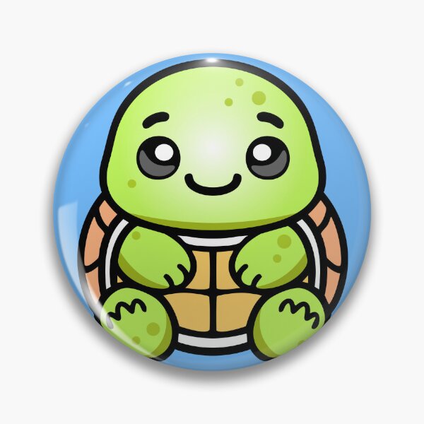 Item preview, Chibi Turtle - Cute Kawaii designed and sold by criptart.