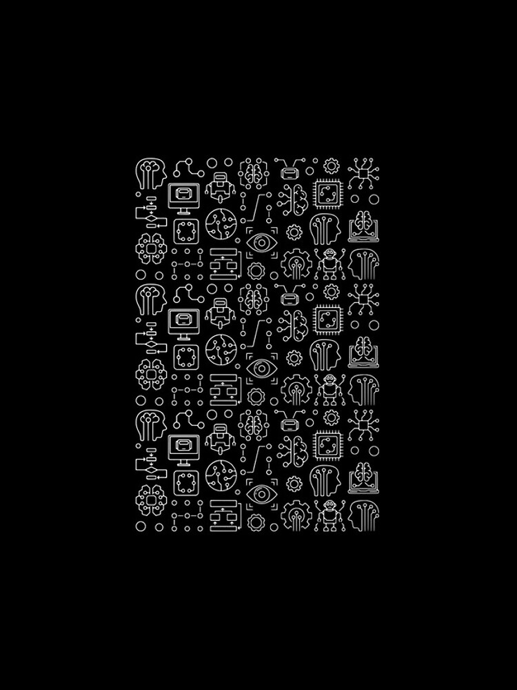 Thumbnail 4 of 4, iPhone Case, Artificial Intelligence — Machine Learning designed and sold by RobertaFGoni.