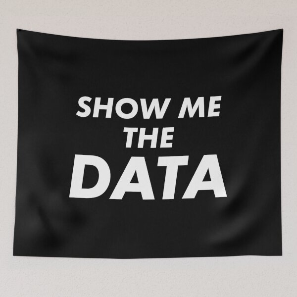 Item preview, Show Me The Data designed and sold by RobertaFGoni.