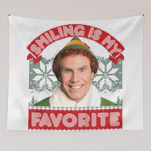 Item preview, Kids Elf Buddy Smiling Is My Favorite Christmas designed and sold by WilliaMaler.