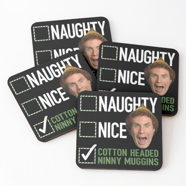 Item preview, Elf Naughty Nice Cotton Headed Ninny Muggins designed and sold by WilliaMaler.