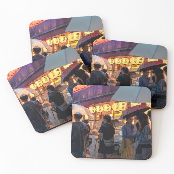 Item preview, Street scene of a rainy night in Tokyo, Japan designed and sold by WorldScenery.