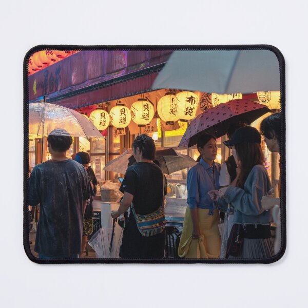 Item preview, Street scene of a rainy night in Tokyo, Japan designed and sold by WorldScenery.