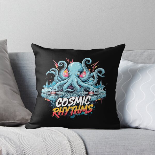 Item preview, Cosmic DJ Octopus Graffiti Art designed and sold by SholoStudio.