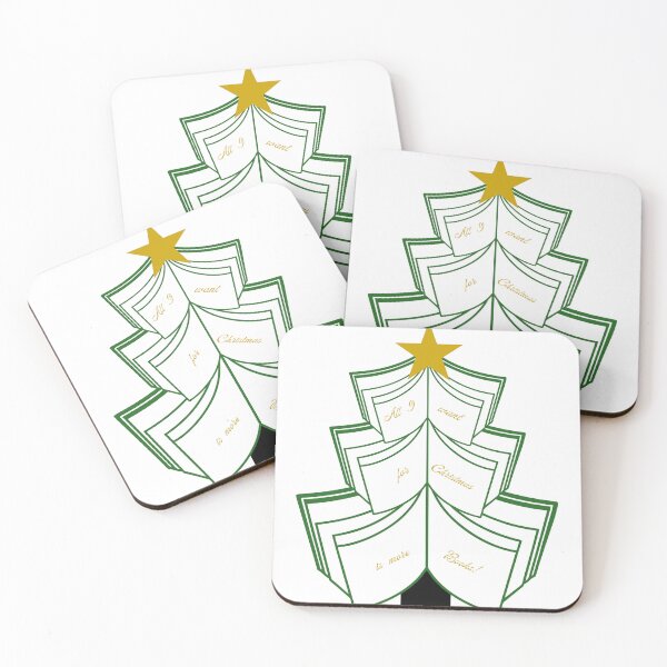 Item preview, All I Want For Christmas Is More Books - Book Lovers Tree Design designed and sold by QuistMudPies.