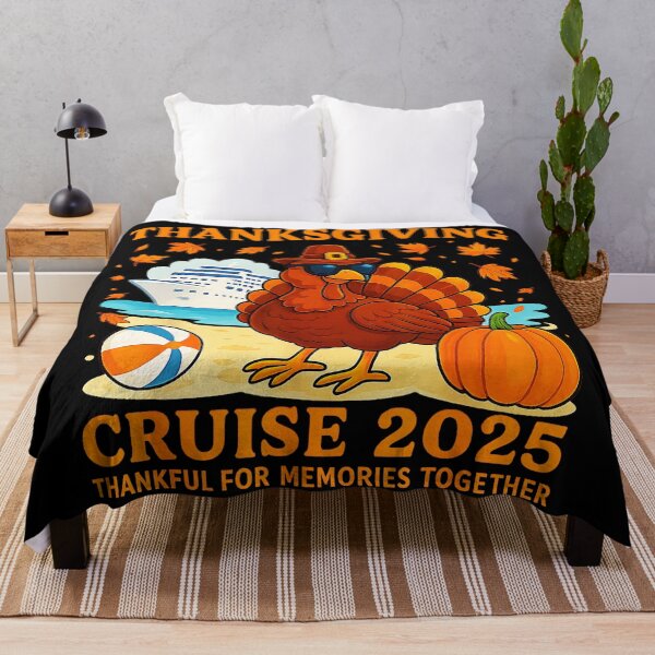 Artikelvorschau, Cruise Squad 2025 Thanksgiving Herbst Kreuzfahrtschiff als Truthahn entworfen und verkauft von JEFDodsonArt.