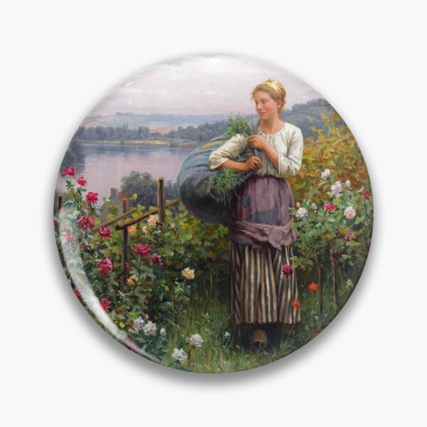 Item preview, The Rose Garden by Daniel Ridgway Knight designed and sold by Tridentulus.