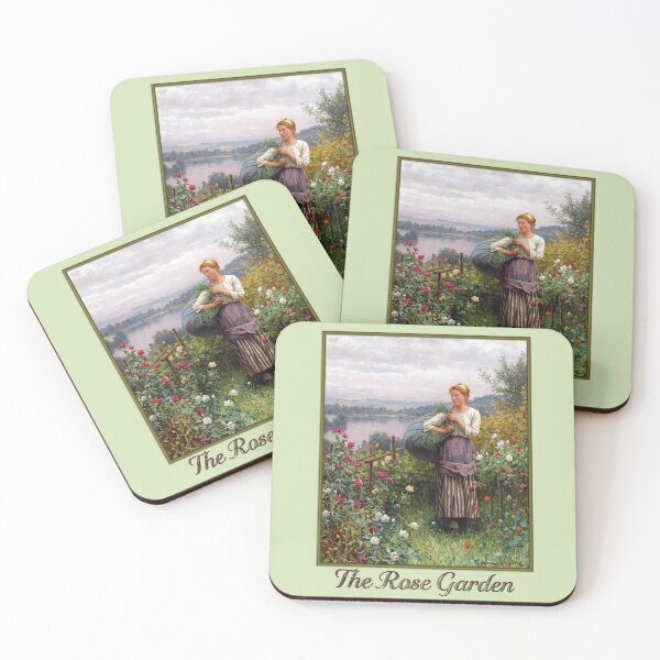 Item preview, The Rose Garden by Daniel Ridgway Knight designed and sold by Tridentulus.