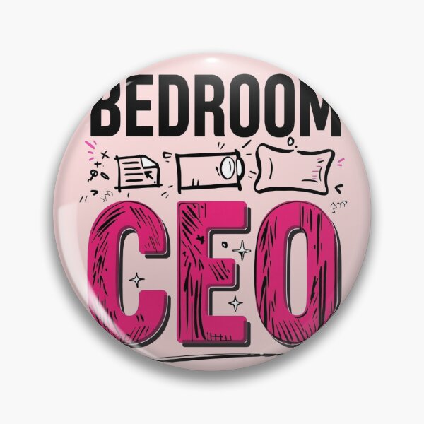 Item preview, Bedroom CEO - Funny Lazy Quote designed and sold by ConfuseLab Shop.