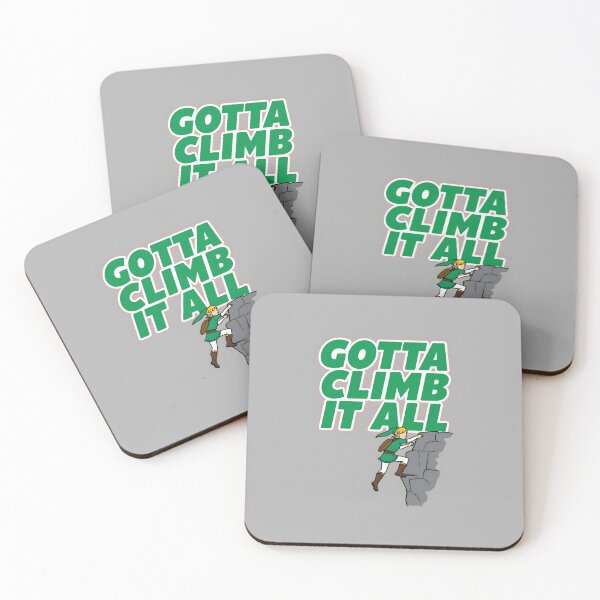 Item preview, Zelda Climbing Meme - Gamer Art for Gaming Link Fans designed and sold by SlightlyUnreal.