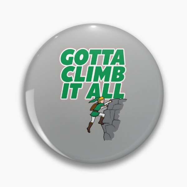 Item preview, Zelda Climbing Meme - Gamer Art for Gaming Link Fans designed and sold by SlightlyUnreal.