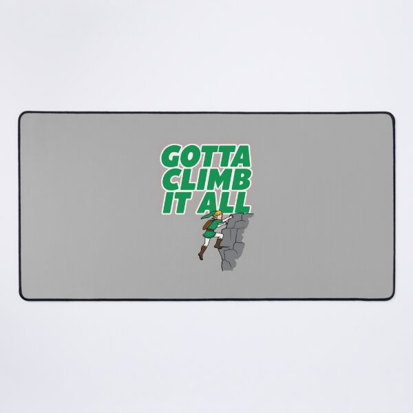 Item preview, Zelda Climbing Meme - Gamer Art for Gaming Link Fans designed and sold by SlightlyUnreal.