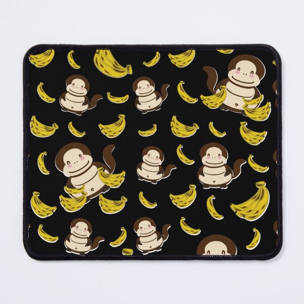 Item preview, Monkey And His Bananas Darken Seamless Pattern designed and sold by Preeyanc.
