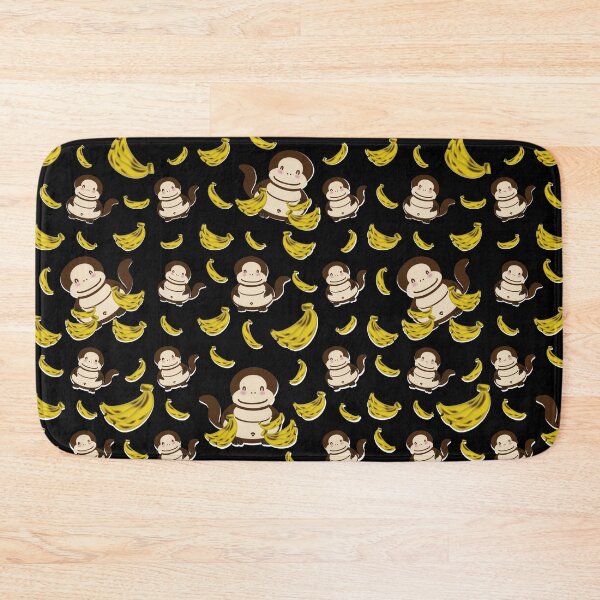 Item preview, Monkey And His Bananas Darken Seamless Pattern designed and sold by Preeyanc.