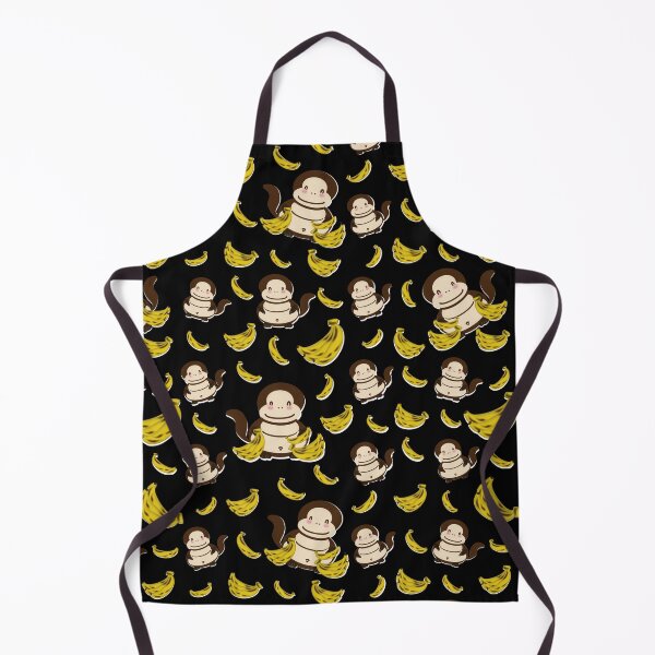 Item preview, Monkey And His Bananas Darken Seamless Pattern designed and sold by Preeyanc.
