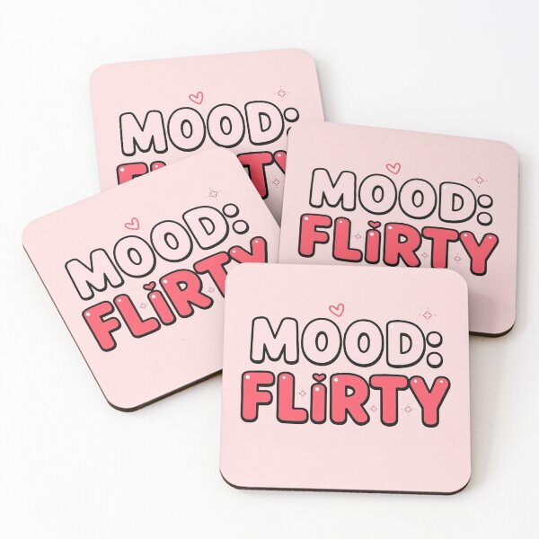 Item preview, Mood: Flirty - Cute Bubble Letters designed and sold by ConfuseLab Shop.