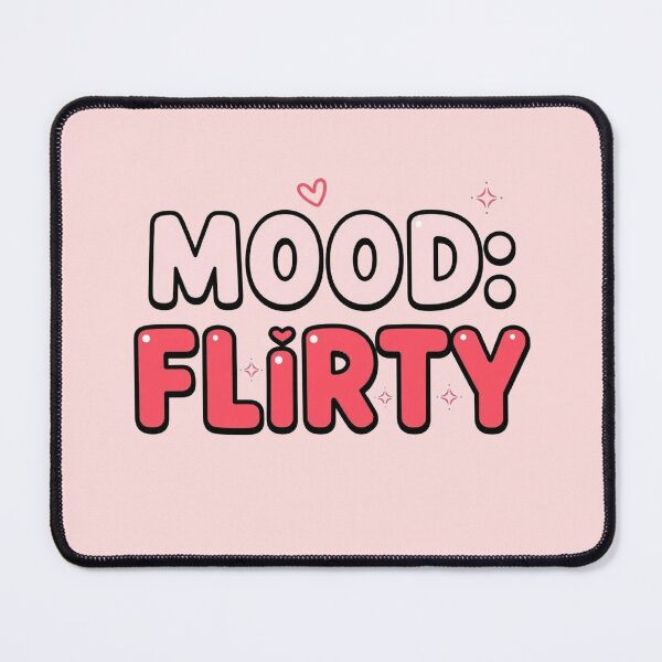 Item preview, Mood: Flirty - Cute Bubble Letters designed and sold by ConfuseLab Shop.