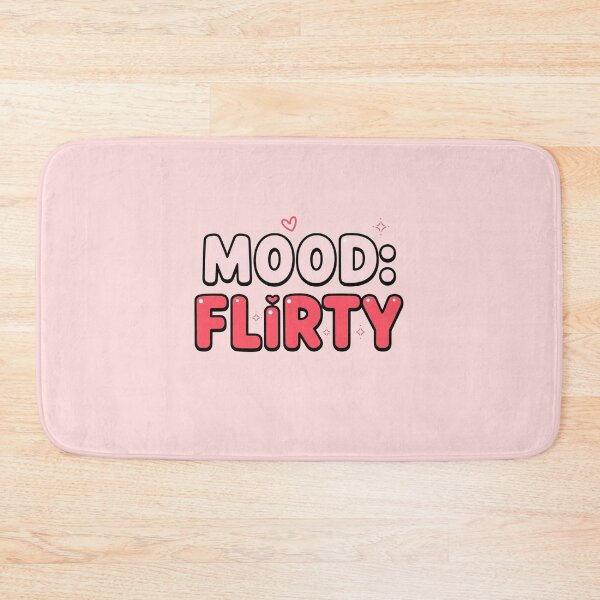 Item preview, Mood: Flirty - Cute Bubble Letters designed and sold by ConfuseLab Shop.