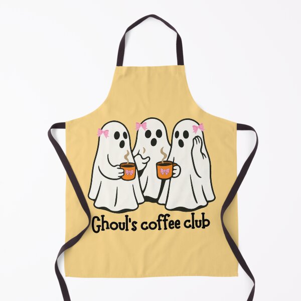 Item preview, Ghoul’s Coffee Club • Cute Ghosts & Coffee • Halloween Funny Girly Design designed and sold by GracefulPODshop.
