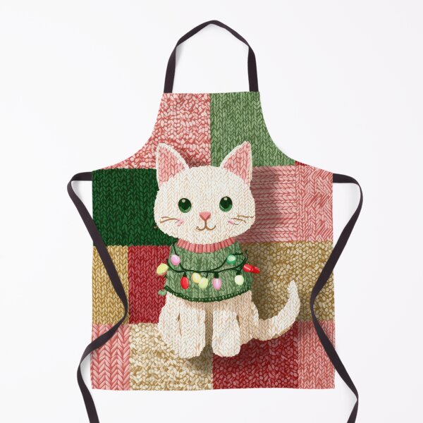 Item preview, Patchwork Christmas Kitten designed and sold by scicilysimonee.