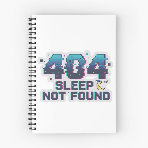 Item preview, 404 Sleep Not Found – Funny Geek Urban Retro Graphic designed and sold by Cullinan Art.