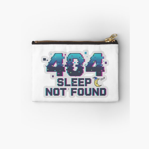 Item preview, 404 Sleep Not Found – Funny Geek Urban Retro Graphic designed and sold by Cullinan Art.