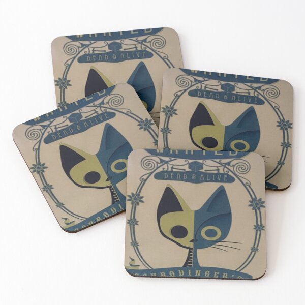Item preview, Wanted: Schrödinger's Cat - Dead or Alive Quantum Enigma designed and sold by Pixel-an-Ink.