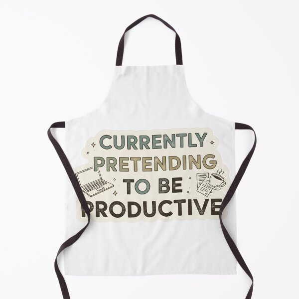 Item preview, Currently Pretending to Be Productive – Funny Work From Home Design designed and sold by Cullinan Art.