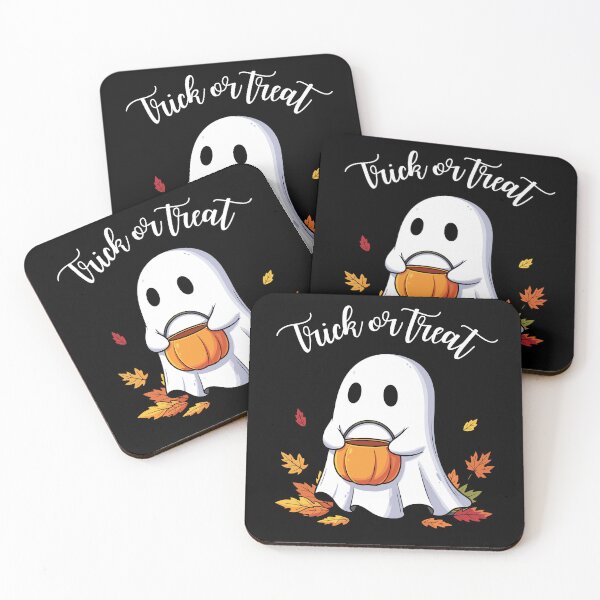 Item preview, Trick or treat ghost spooky Halloween T-Shirt designed and sold by OldSkullDesigns.