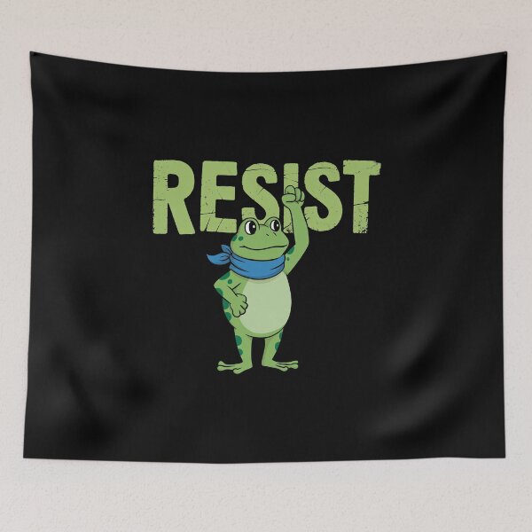 Item preview, Portland Protest Frog Resist designed and sold by RavenPurdy.