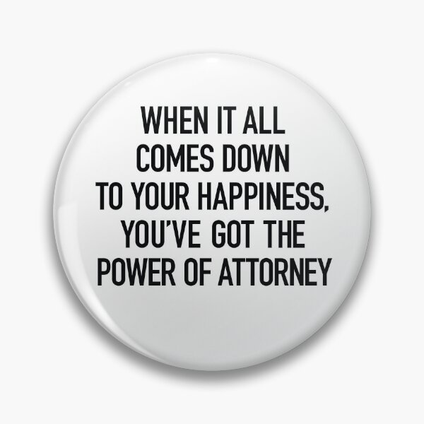 Item preview, Power Of Attorney (White) designed and sold by IAmPhilberticus.