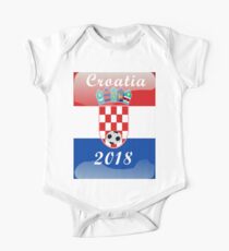 Croatia Soccer shirt Team Russia 2018 TShirt Football One Piece - Short Sleeve