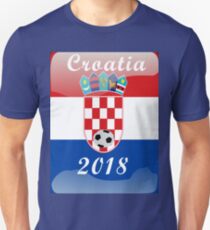 Croatia Soccer shirt Team Russia 2018 TShirt Football Unisex T-Shirt