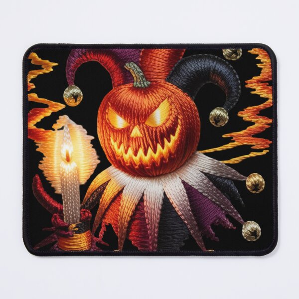 Item preview, Pumpkin Jester of Fire – Halloween Gothic Horror Art designed and sold by JouRav.