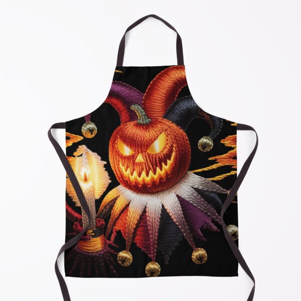 Item preview, Pumpkin Jester of Fire – Halloween Gothic Horror Art designed and sold by JouRav.