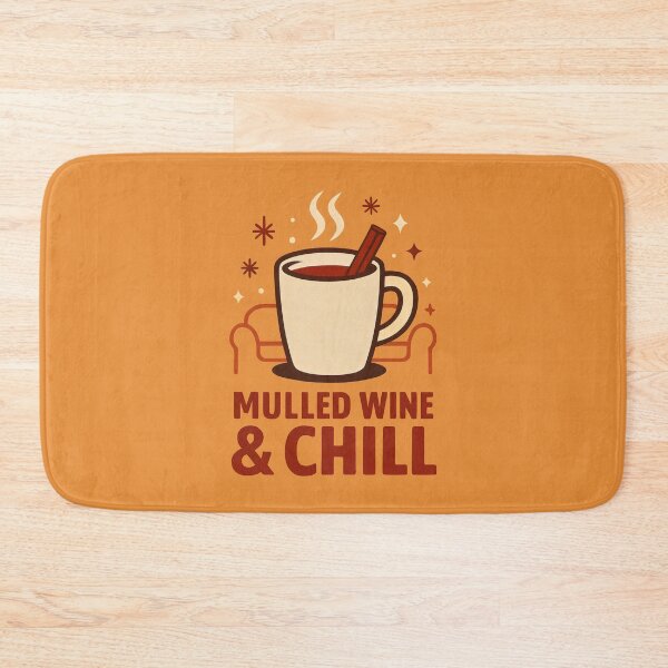 Item preview, Festive Mug of Mulled Wine with Cinnamon and Cozy Winter Atmosphere designed and sold by SplashTastic.