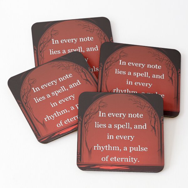 Item preview, In every note lies a spell, and in every rhythm, a pulse of eternity. designed and sold by vagar.